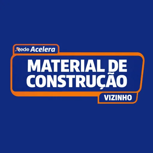 Logo Rede Vizinho Material Para Construção - Distribuidora de parafusos